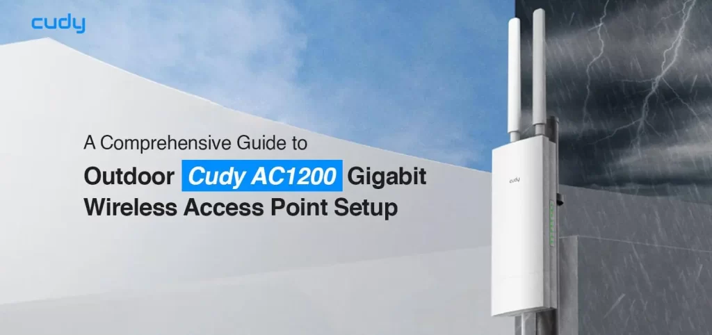 Cudy AC1200 gigabit wireless access point setup