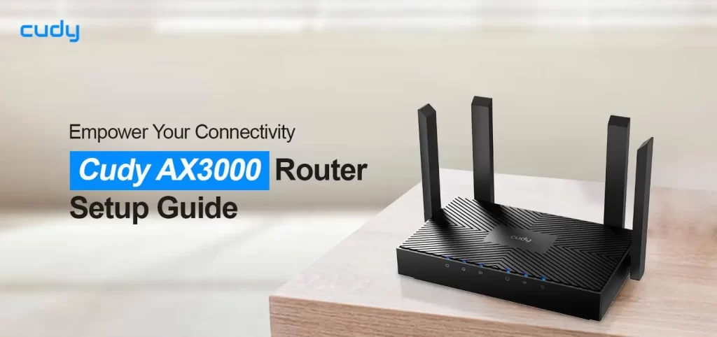 Cudy AX3000 Router Setup