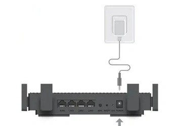 Cudy-1500 router is powered on