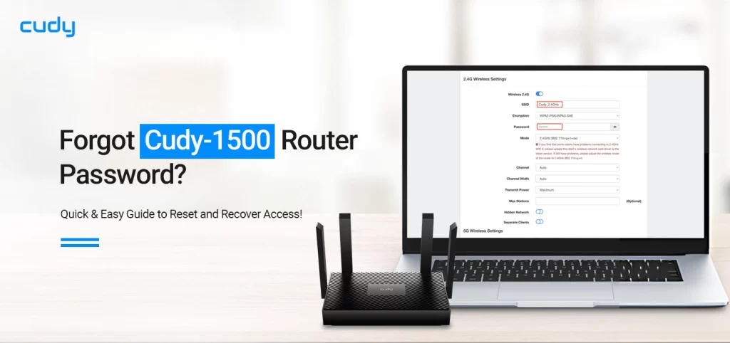 Forgot Cudy-1500 Router Password